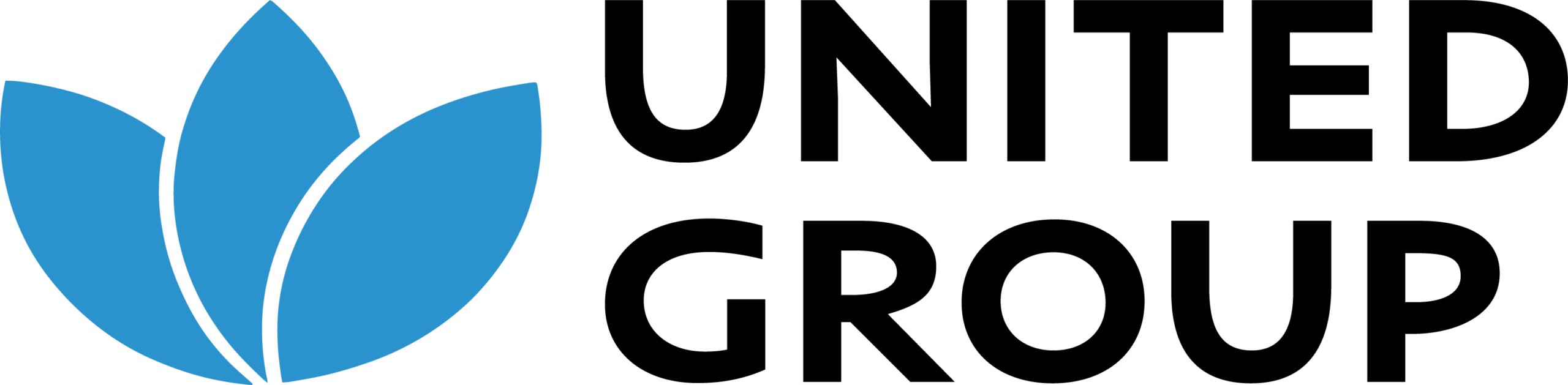 Logo United Group (crni tekst) na svijetloj pozadini