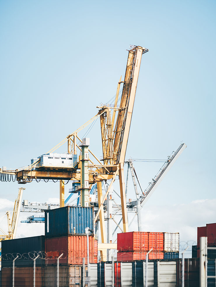 Lučka dizalica na kontejnerskom terminalu